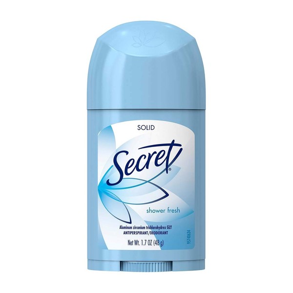 Secret Anti-Perspirant Deodorant Solid Shower Fresh 1.70 oz (Pack of 2)