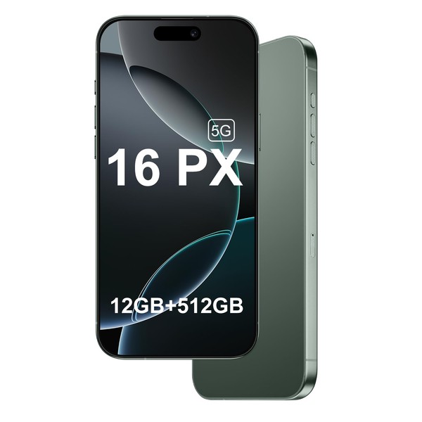 RokCokDok 16 PX Unlocked 5G CellPhones 2025 Android 13 Smartphone