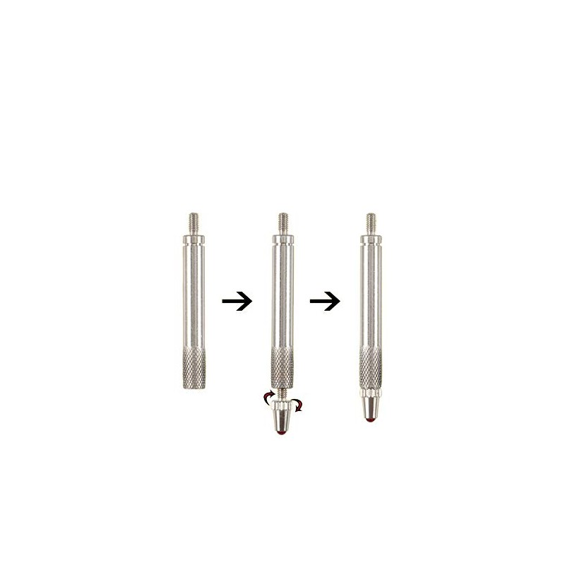 Dial Digital Indicator Extension Stem Rod 5mm Diameter M2.5 Thread