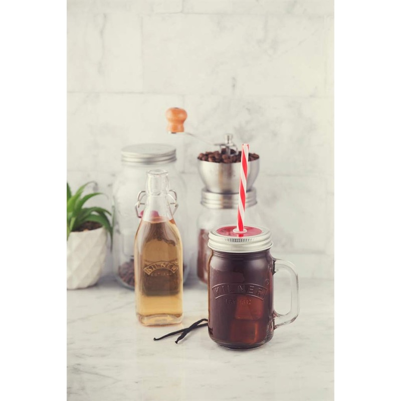 Kilner Square Clip Top Bottle, 9-Fl Oz