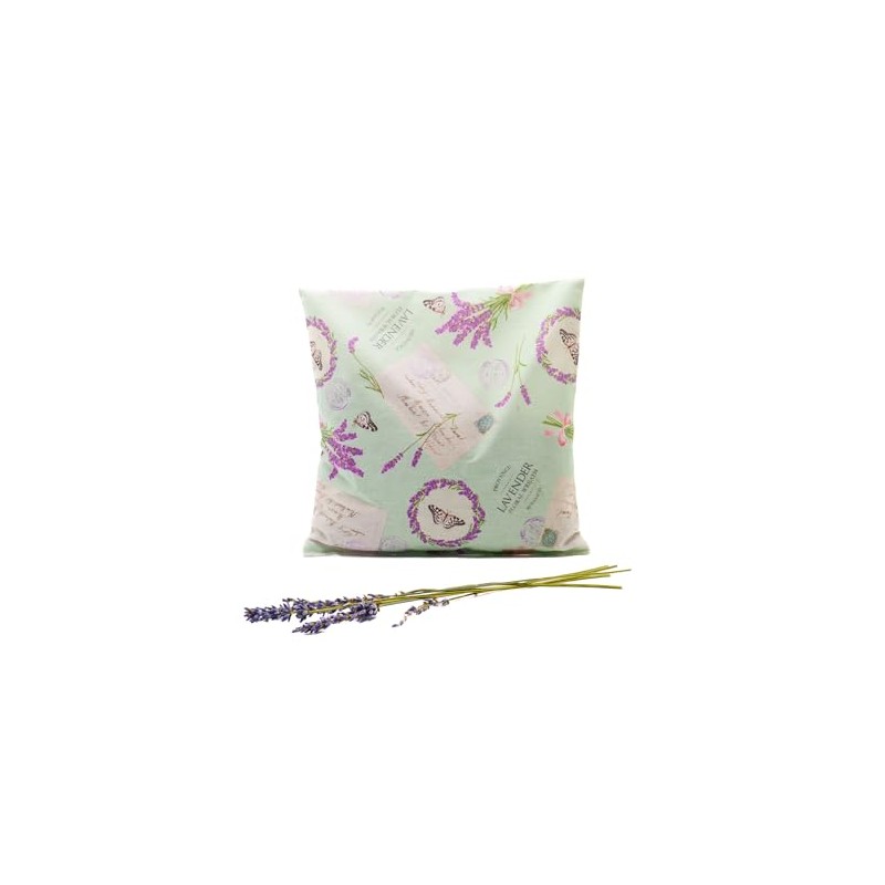 Lavender Pillow – Green – Hand Stitched with 85 g