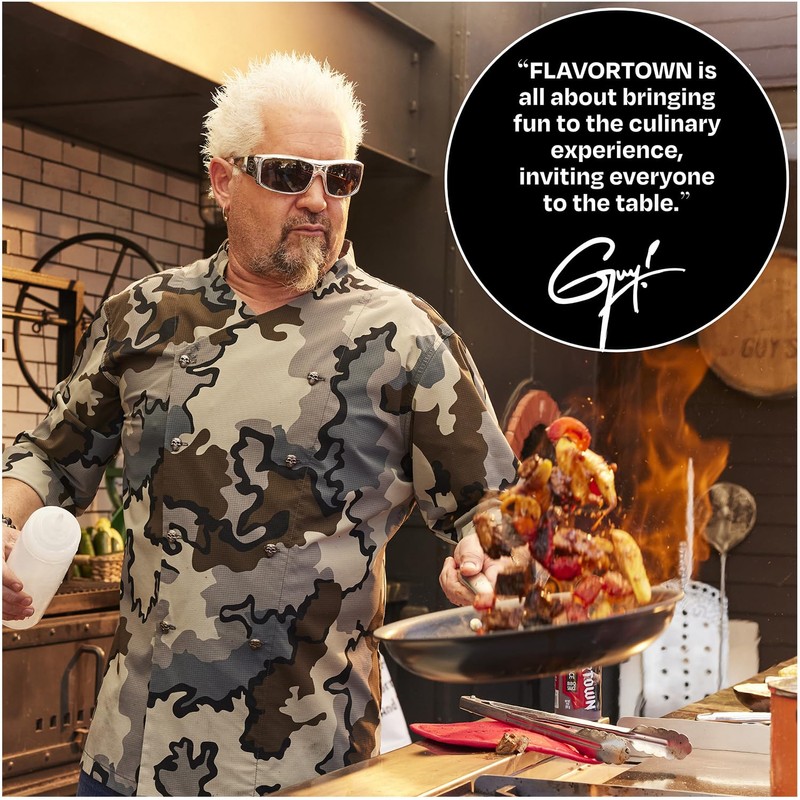Guy Fieri's Flavortown 8.5" Laser Titanium Frying Pan - Non