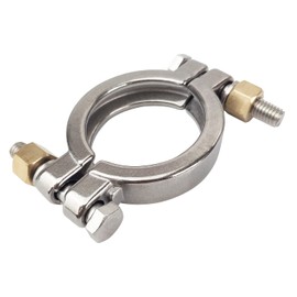 LOZOME High Pressure Sanitary Clamp Bolted Tri Clamp Clover Stainless Steel 304 (Tri Clamp: 2 Inch) Tube Fittings Connection