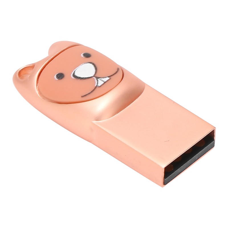 USB2.0 Flash Drive Cute Cartoon Portable Memory Stick with Adapter