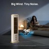 XIULIUU Tower Fan for Bedroom, USB Charging, 45° Ultra-Wide Oscillation,