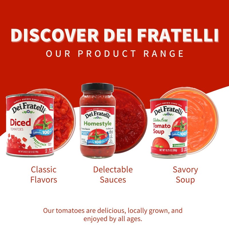 Dei Fratelli Crushed Tomatoes (28 oz. cans; 6 pack) -