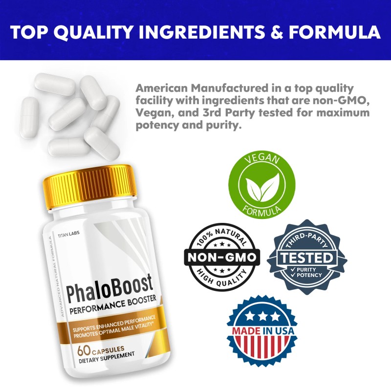 Titan Labs Phaloboost - Premium Capsules for Men’s Vitality and