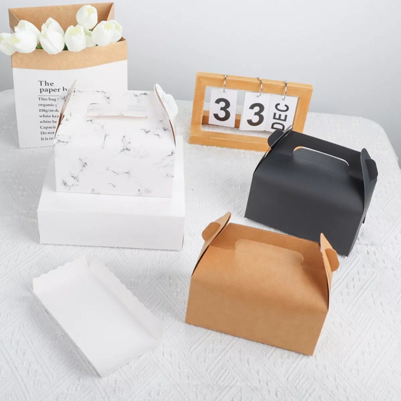 Generic 30 Cajas Cartón Boxlunch, Lonchera, Cajita, Mediana, Dulces.