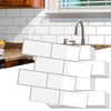 10-Sheet Thick Peel and Stick Kitchen Backsplash Tiles,3D Subway Waterproof