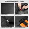 REEVAA Dog Car Seat Cover for Back Seat, Hard Bottom