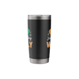 Happy Birthday saying Wally Stainless Steel Insulated Tumbler