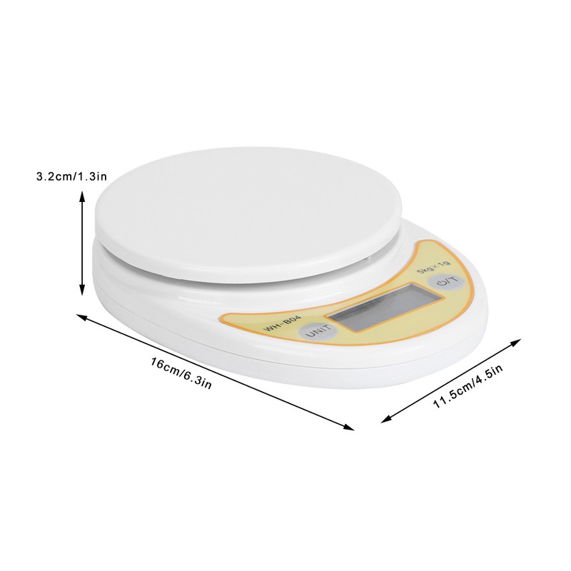 5kg 1g Portable Jewelry Scale Electronic Digital Food Weight Scale