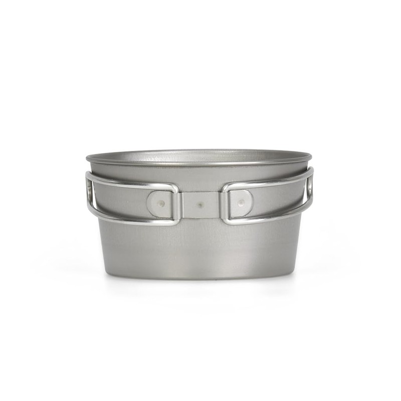Belmont BM-426 Titanium Sierra Cup, Deep 350 Folding Handle (with