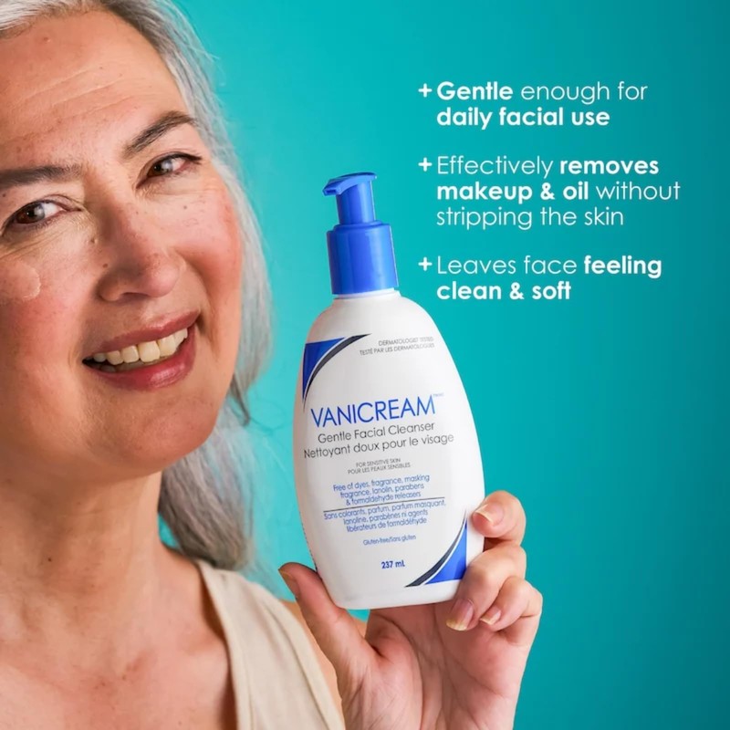 Vanicream Gentle Facial Cleanser, 8 Fl Oz TEJ
