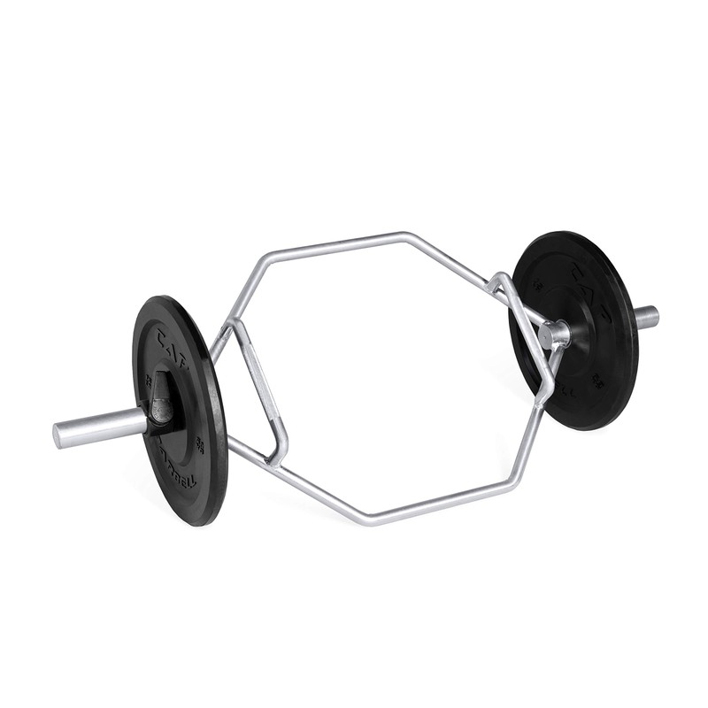 CAP Barbell Olympic Trap Bar, Shrug Bar, High Hex Bar
