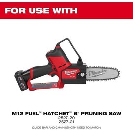 AiSnapes 49-16-2733 for Milwaukee Tool 6 In. Replacement Guide Bar For M12 Hatchet Pruning