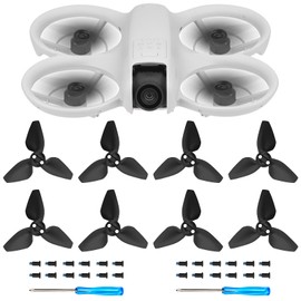 Craznick Propellers for DJI Neo - Drone Prop Blades Replacement Low Noise Wings Spare Propeller Blade for DJI Neo Drone Accessories Exclusive Screwdrivers & Screws 8 pcs