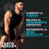 Creatina monohidratada micronizada 500g sin sabor Testo Rocket pre workout