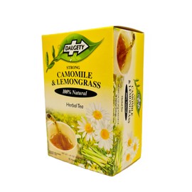 Dalgety Camomile & Lemongrass Herbal Tea - 100% All Natural Maximum Strength - 40g Box 18 Herbal Teabags.