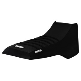 Yamaha 1987-1999 Yamaha Big Bear 350 YFM 350 seat cover  ALL BLACK - BLACK rib #272