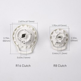 R16 Rollease R-Series Roller Shade Clutch for 1 1/2" Tubes