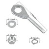 NTHREEAUTO Motorcycle Chain Adjuster Tensioner Metal Chain Axle Adjusters Compatible