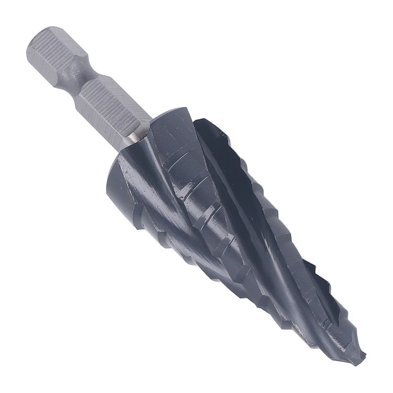 1/4in Shank Spiral Groove Step Drill Bit M35 Cobalt 4