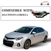 Headlight Assembly Compatible With 2014 2015 2016 Toyota Corolla Base/CE/C/LE