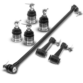 A-Premium Set of 7, Front Upper Lower Ball Joint, Center Link, Idler Arm, Compatible with Dodge - 1994-2000 - Ram 1500/2500/3500 Van, B150, B1500, B250, B2500, B350, B3500