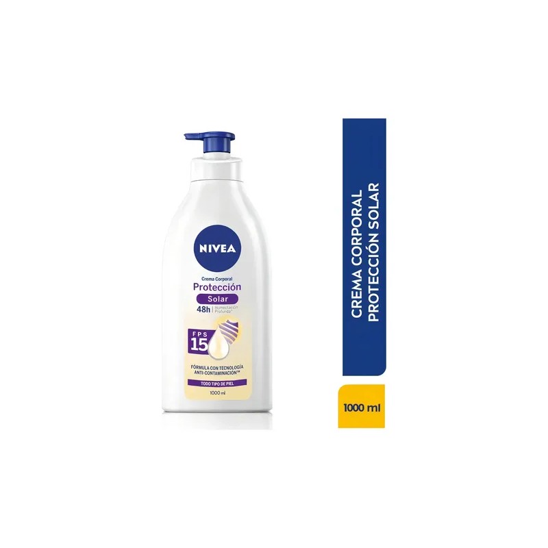 Crema Corporal Fps15 Proteccion Solar Nivea