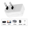Cablecc NEMA 1-15P USA Outlet Saver Power Extension Adapter 2-Prong