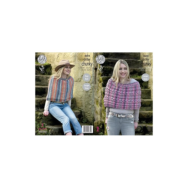 King Cole Ladies Chunky Knitting Pattern - Easy Knit Stocking