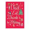 Piccadilly Greetings Modern Christmas Card Dad - 9 x 6
