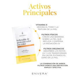 Rellenable De Protector Solar Facial Con Color Medium