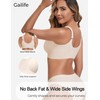 Gailife V Lace Front Closure Bras for Women Wireless Seamless