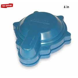 Campbell Water Well Cap ABS 6 " ( Casing OD 6-5/8") Watertight w/ 1" Plug