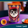 Multicolor Plastic Disney Coco Stadium Cup (16oz) 1 Count -