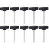 HARFINGTON 10pcs Tee Wing Knobs Thumb Screws M5 x 40mm