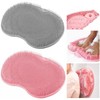 Shower Foot Scrubber Mat, Compact Lightweight Accessory for Travel and