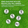 FINGER TEN Golf Ball Marker for Ladies Men Value 6