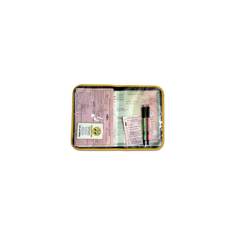 MOONEYES GO DF-MGC144BK-MON Title Holder (Car Verification Insert)