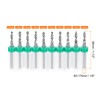 sourcing map 10pcs PCB Drill Bit Set 1/8" Shank 2.5mm