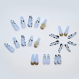 Set of 24, 3D Butterfly, High Quality Lady, Leopard, Coming of Age Ceremony, School Entrance Ceremony, Girls' Party, After-party, Concert Nail