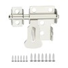 Mooche Slide Latch Lock Barrel Bolt with Padlock Hole, Barrel