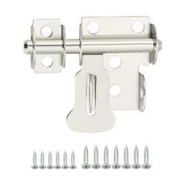 Mooche Slide Latch Lock Barrel Bolt with Padlock Hole, Barrel Bolt