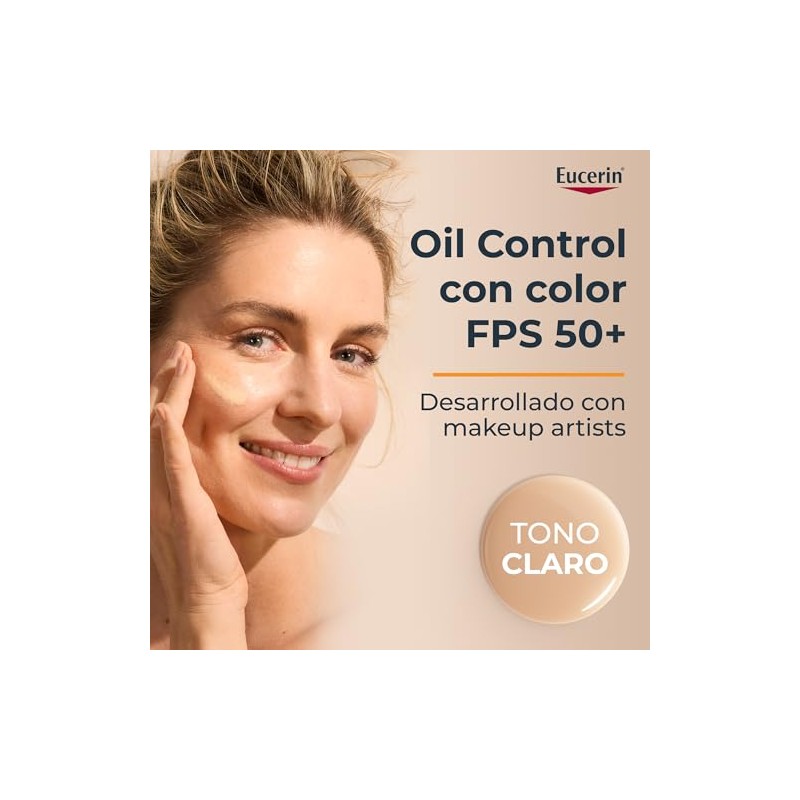 Eucerin Sun Oil Control Fps Tono Claro 50ml