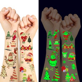 Children's Christmas Statoos, 15 Sheets Glitter Tattoos, Advent Calendar Filling, Children, Santa Gifts Children, Small Gifts, Advent Calendar, Children, Christmas Small Items
