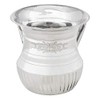 Stainless Steel Netilat Yadayim Cup – Large 5.75” Fluted Bottom