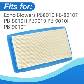 3 Pack Air Filter With Pre Filter Fits for Echo Blowers PB8010 PB-8010T PB-8010H PB9010 PB-9010H PB-9010T Replaces A226002070 A226002250