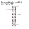 sourcing map Compression Spring 4 mm x 0.5 mm x